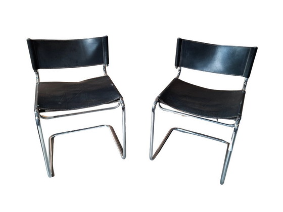 Image 1 of Een paar vintage stoelen uit de jaren 70 – in Bauhaus-stijl / Cesca