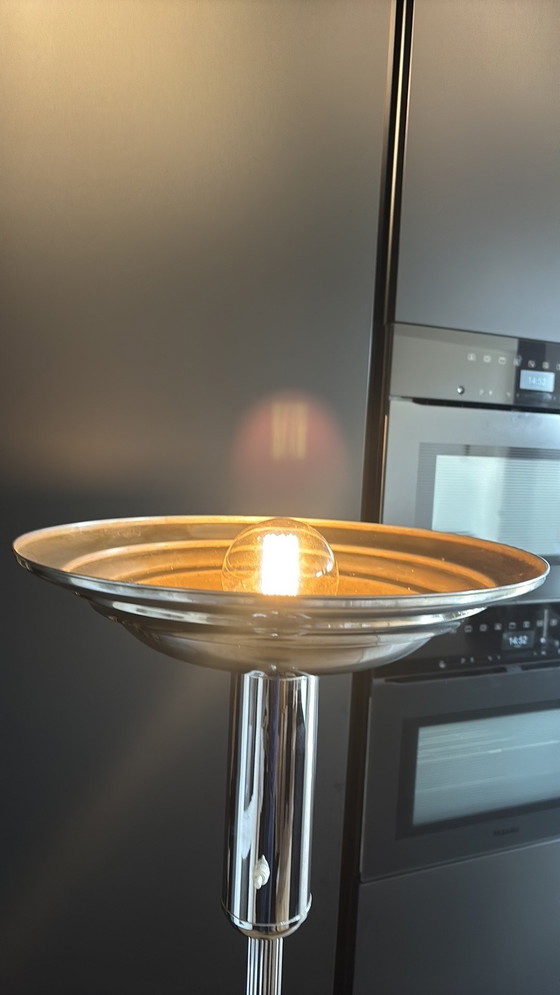 Image 1 of Lámpara de pie Art Déco cromada de los años 30