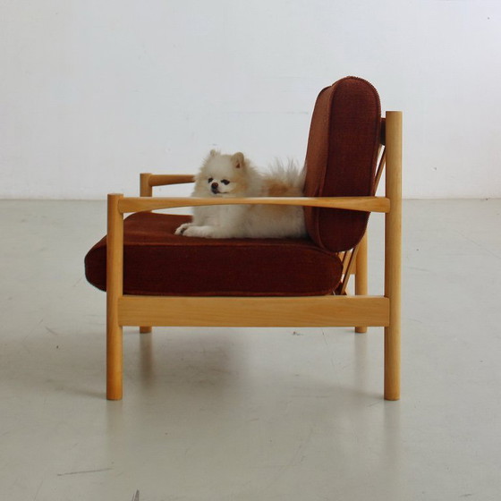 Image 1 of Fauteuil uit het midden van de 20e eeuw, afkomstig uit Tsjecho-Slowakije, vintage jaren 70, gerestaureerd.