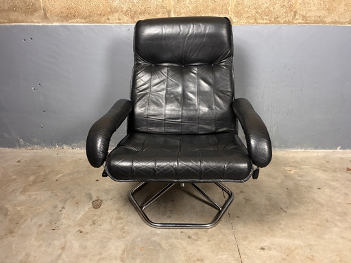 Unico Deens design fauteuil hocker leder recliner