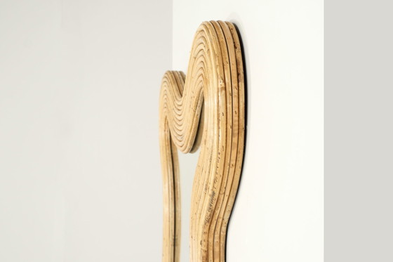 Image 1 of Bamboo mirror Large format, Italy Contemporary.