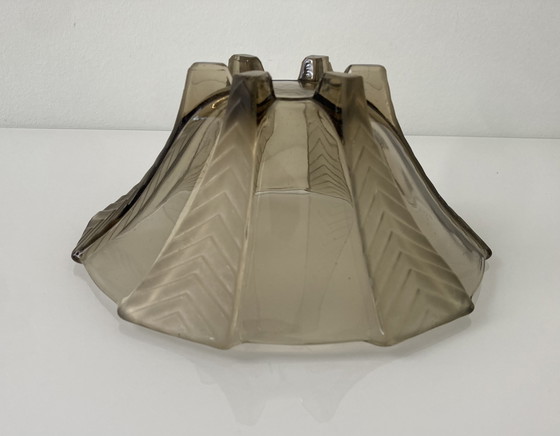 Image 1 of Plato de cristal Art Déco de 1930, modelo Athena, empresa Walther&Sohne