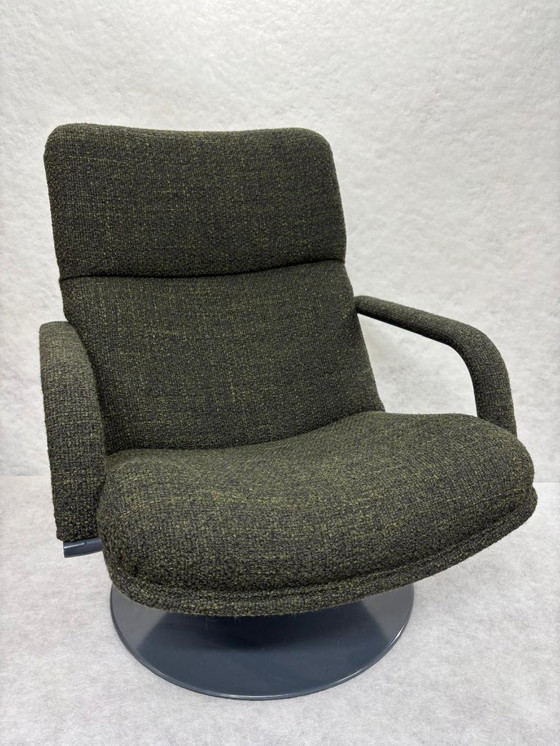 Image 1 of Artifort F141 – Neu gepolstert mit Ploeg Meru 58 Wollmischung | Professionell gepolstert