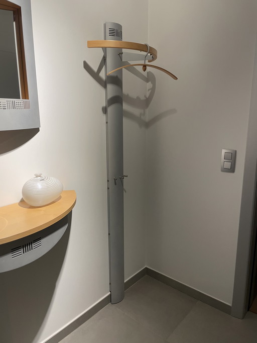 Coat rack, hanging cabinet (drawer) and mirror