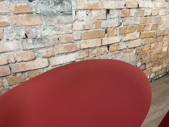 Artifort Little Tulip – Rood Skai | Pierre Paulin – Draaistoelen, Metal (photo 9 of 16)