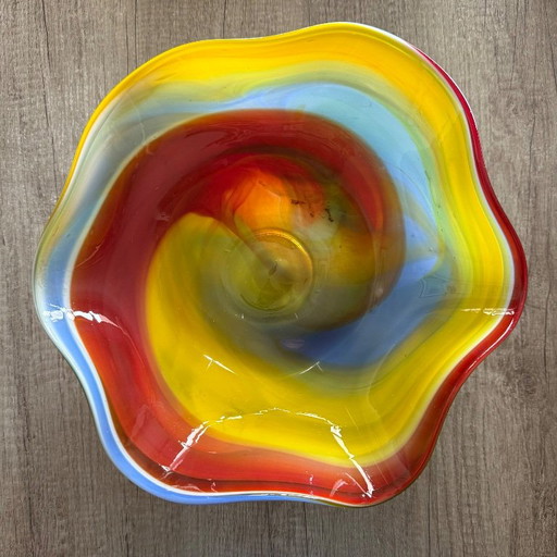 Goldan Talast Bowl Vintage Glass Fruit Bowl