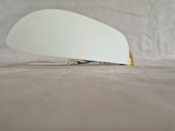 Image 1 of Lampada da parete vintage in vetro di metà secolo Wilhelm Wagenfeld Peill & Putzler