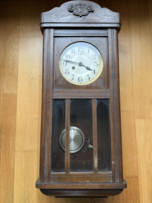 Antieke viola wandklok