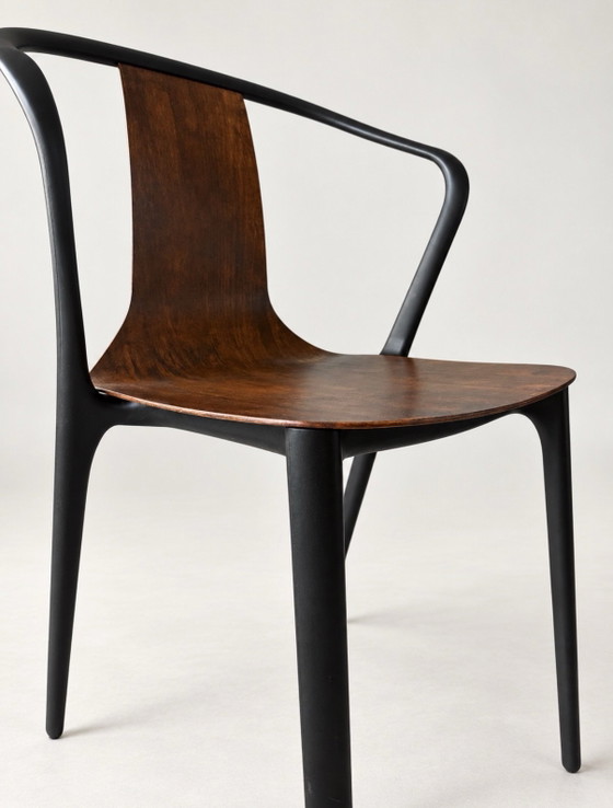 4x sedie di design Vitra Belleville Wood di Bouroullec – Sedie da pranzo, Legno (photo 13 of 15)