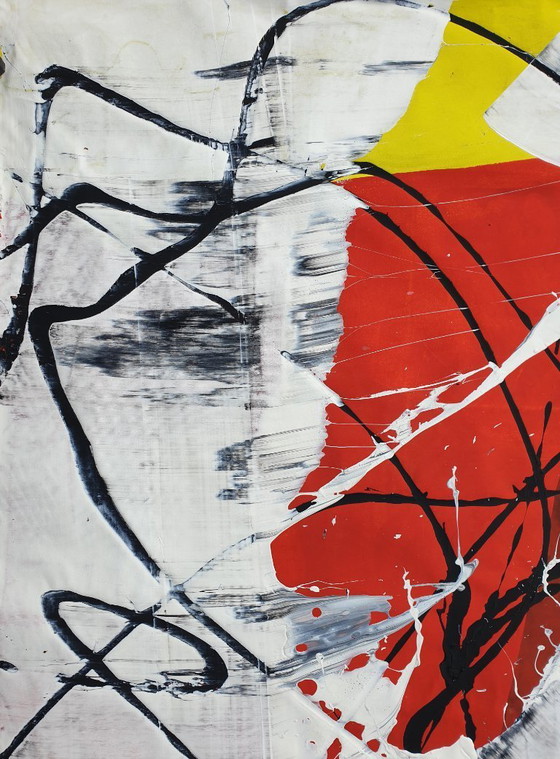 Image 1 of Jürgen Angeler - Red Flower - 215 x 150 cm