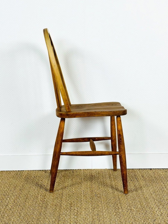 Image 1 of Sedia Windsor vintage in rovere e olmo, 1960