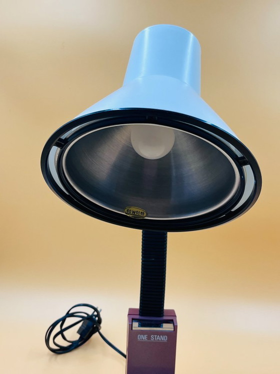 Image 1 of Duo de Lampes de bureau post-moderne « ONE STAND » – années 1980