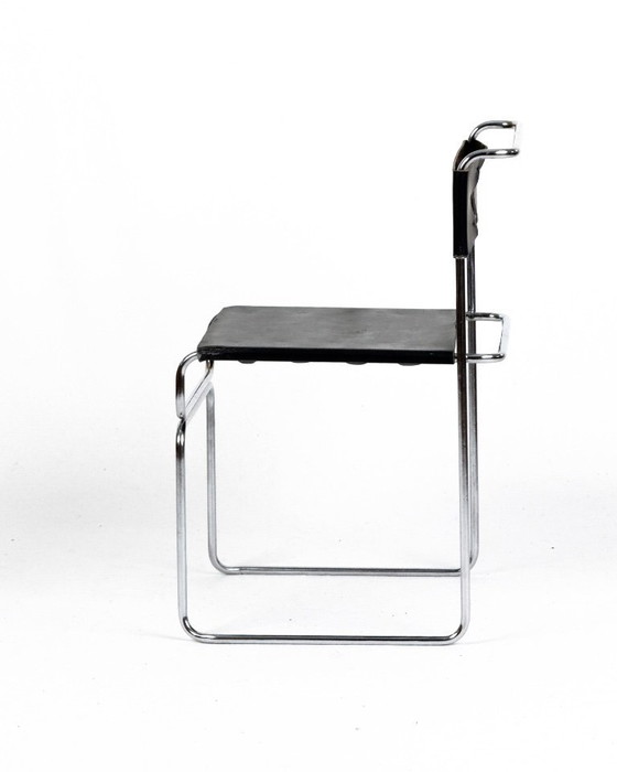 Image 1 of Set di 6 sedie vintage Libellula di Giovanni Carini per Planula