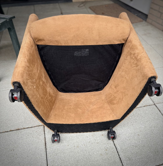 Image 1 of Sillón Leolux Quantissimo, cuero Alcántara
