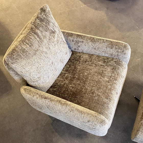 Image 1 of DN Design Yara swivel armchair with footstool