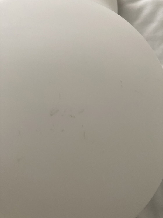 Image 1 of Giant opal glass pendant light by Agemob International, vintage 80s