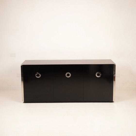 Willy Rizzo Alveo Sideboard for Mario Sabot, Italy 1970 – Wood (photo 23 of 23)