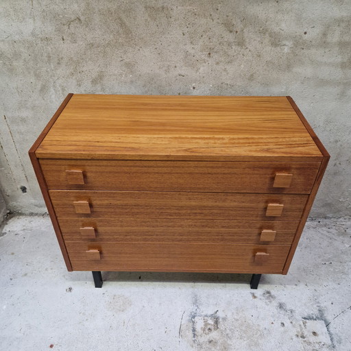 Slotboom vintage ladekast schoenenkast dutch design 