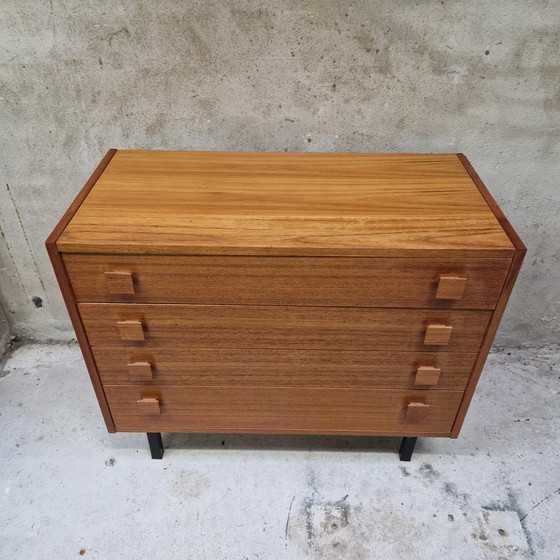 Image 1 of Slotboom vintage ladekast schoenenkast dutch design 