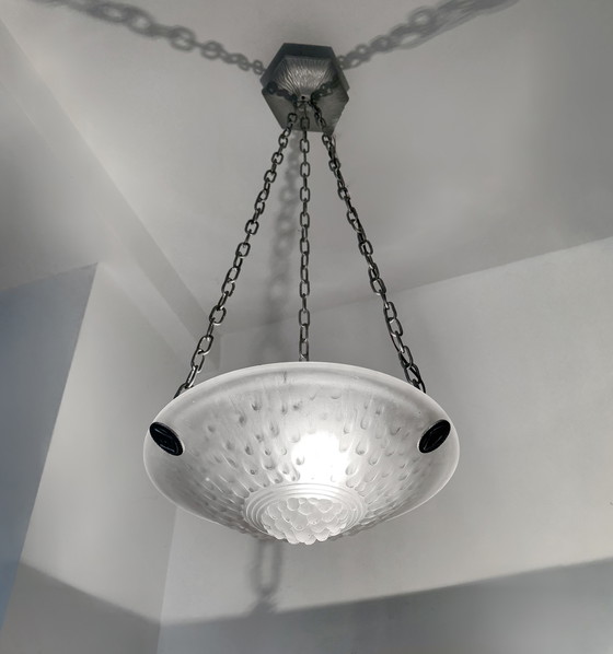 Image 1 of Verre Muller Art Deco chandelier