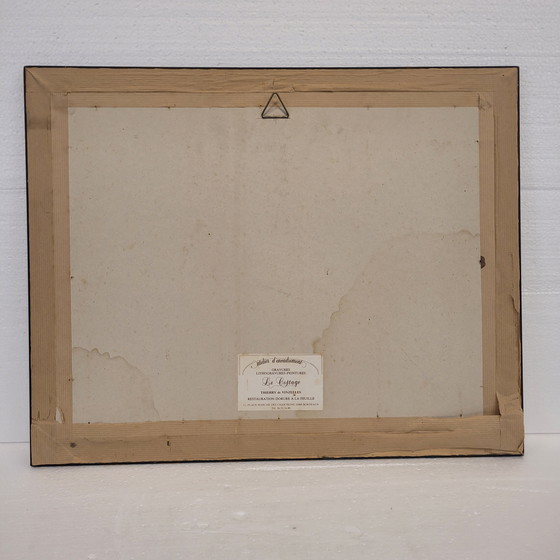 Image 1 of Acuarela Sobre Papel, “Pueblo” Escuela Francesa, S. XX - Francia