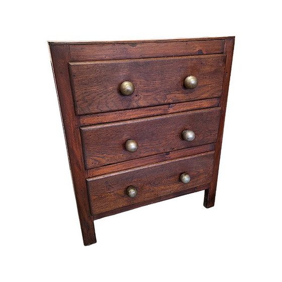 Image 1 of Oude Franse 3 laden commode, circa 1940