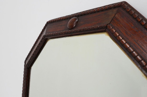 Image 1 of French Art Deco Mirror in Wood, circa 1920