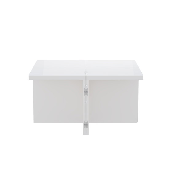 Image 1 of Urban Meuble White Glossy square coffee table, table top with free combination UVVEDS
