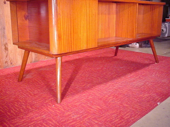 Image 1 of Mostrador de caoba de diseño, mueble de tienda, muebles antiguos, bar