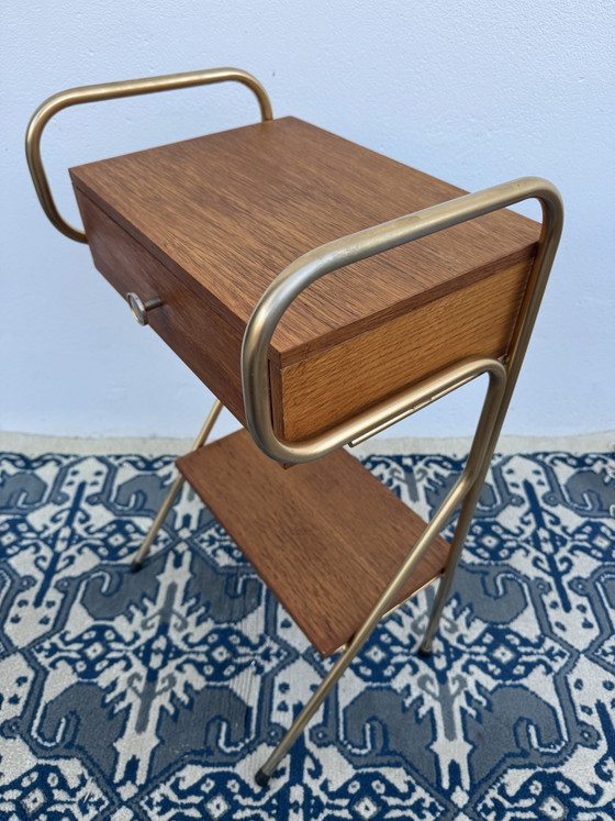 Image 1 of Nachtkastje in Scandinavische stijl uit de jaren 60.