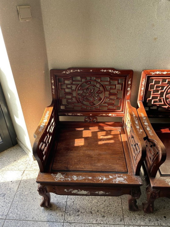 Image 1 of Chinese sofa set – solid rosewood