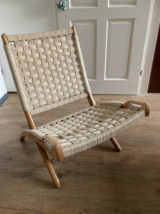 Ebert Wels Folding Lounge Chair - Jaren 60 - Mid-Century Modern Prachtige Vintage Ebert Wels Folding Lounge Chair