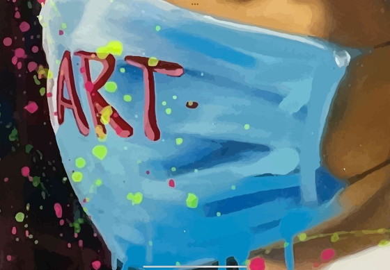 Image 1 of Alberto RICARDO - Il giovane della perla - Tela d'artista