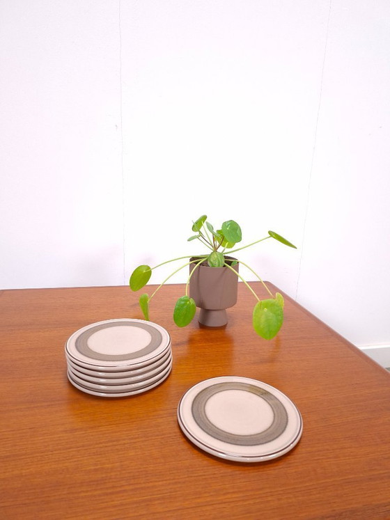 Image 1 of Juego de platos de porcelana danesa para pasteles Copenhagen Porcelain B&G Stoneware 950