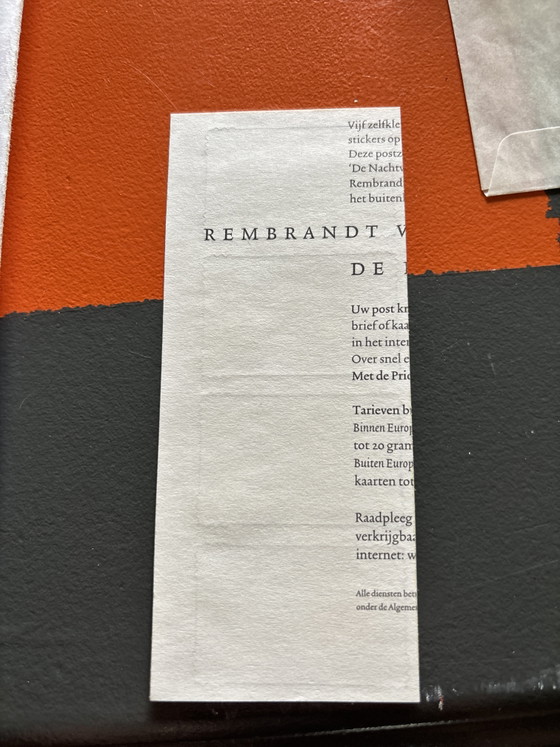 Rembrandt Briefmarke – Kunstdrucke, Paper (photo 4 of 5)