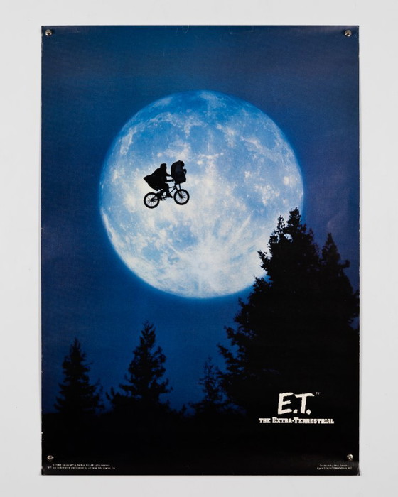 E.T. The Extra-Terrestrial – Originele vintage filmposter uit 1982 – Sci-Fi klassieker uit de jaren 80 – (photo 3 of 8)
