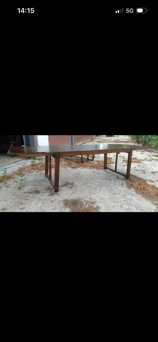 Eiken coulissen tafel