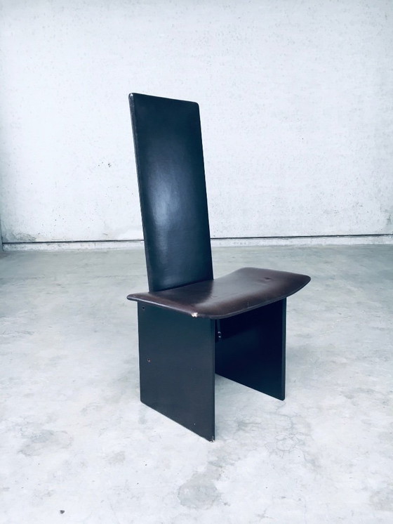 Image 1 of Postmodern Design RENNIE Dining Chair set by Kazuhide Takahama for Simon Gavina, Italy 1980's