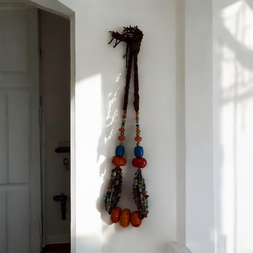Catena da parete marocchina Amazigh (Berbera) XXL | 130 cm | ±6 kg | Pezzo unico e di grande impatto