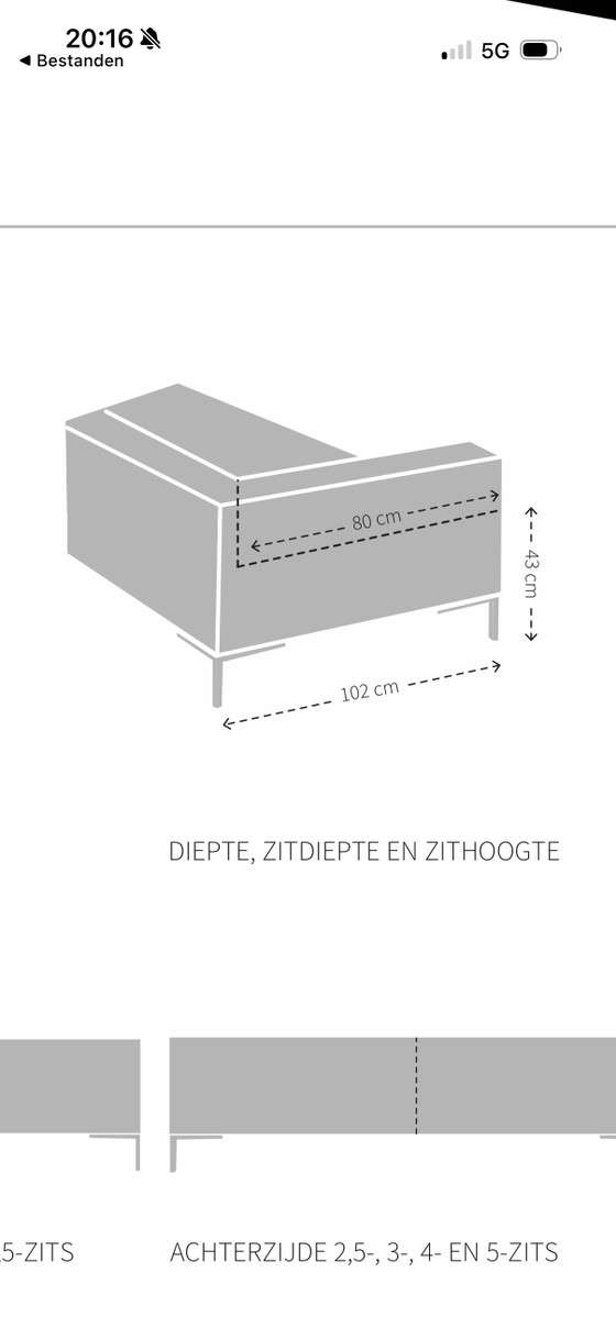 Schwarzes Sofa von Design on Stock – 3-5 Sitzer Sofas, Textile (photo 7 of 7)