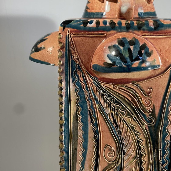Vase vintage en céramique à quatre anses, 1945 – Ceramic (photo 5 of 11)