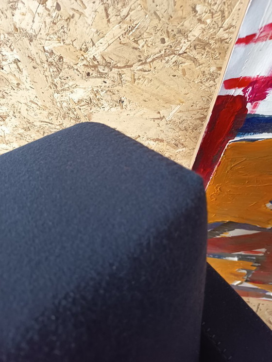 Image 1 of CASSINA Utrecht 637 armchair in Midnight BLUE Kvadrat wool by Gerrit Rietveld