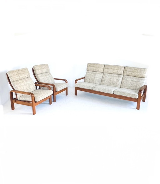 Dänische Vintage-Sitzgruppe, HS Design, 1980er Jahre