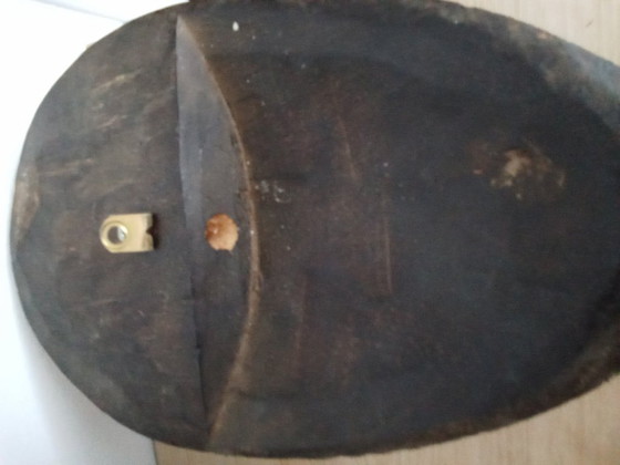 Image 1 of Bijzonder Wit Geschilderd Inheems Wandmasker