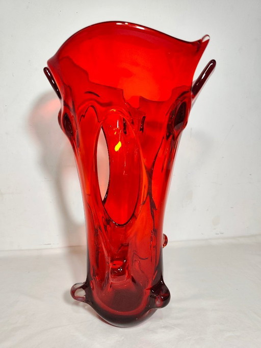 Murano glass vase. Italy, 1970s.