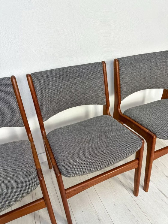 Image 1 of 1x dänischer Teak-Esszimmerstuhl von Erik Buch für Anderstrup Møbelfabrik, 60er Jahre