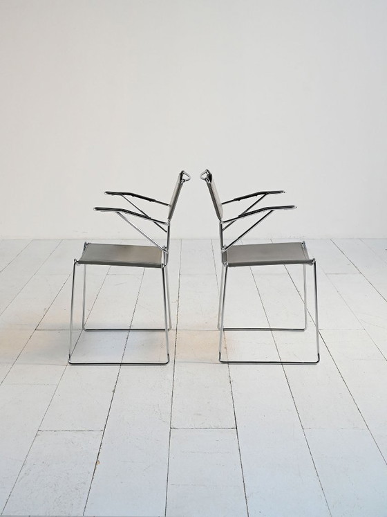 Image 1 of Set mit 4 „Spaghetti“-Stühlen Giandomenico Belotti für Alias