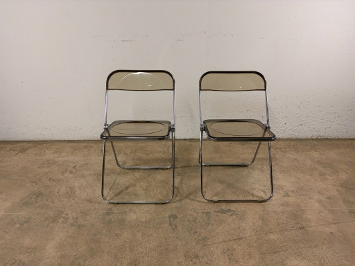 Plia stoelen van Giancarlo Piretti voor Anonima Castelli, jaren 70, set van 4