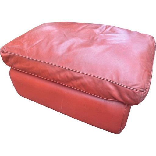 Pouf vintage par Poltrona Frau pour Tito Agnoli, 1970