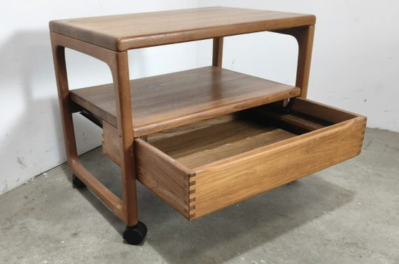 Dänischer Design Servierwagen von Peter Brink – Couchtische, Wood, Vintage (photo 4 of 5)